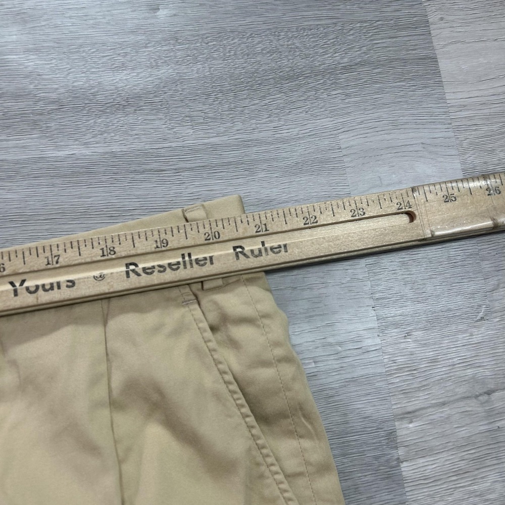 Brioni Pants Mens 42x28 Beige Cotton Moena Chino Classic Fit Dress Cuffed Italy - Picture 8 of 13